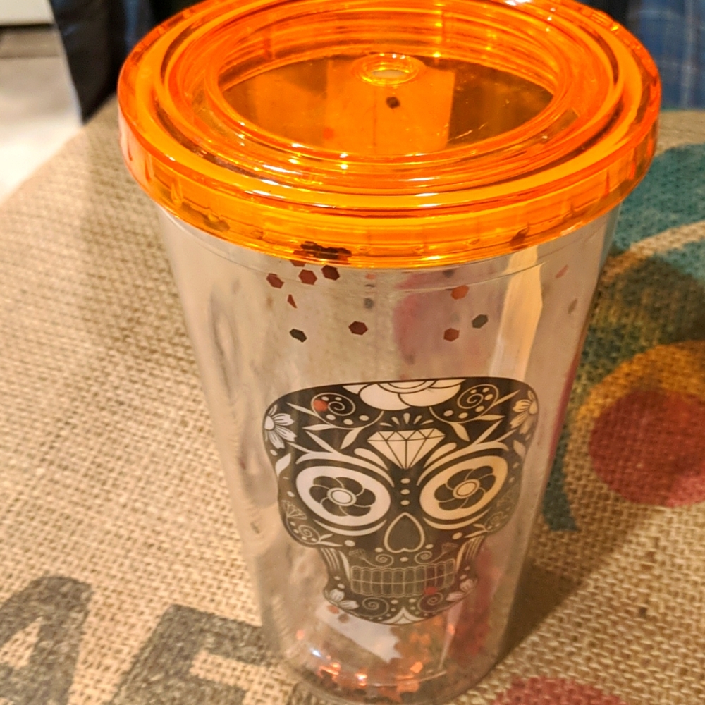 NWT Day of Dead Flair Travel Cup
